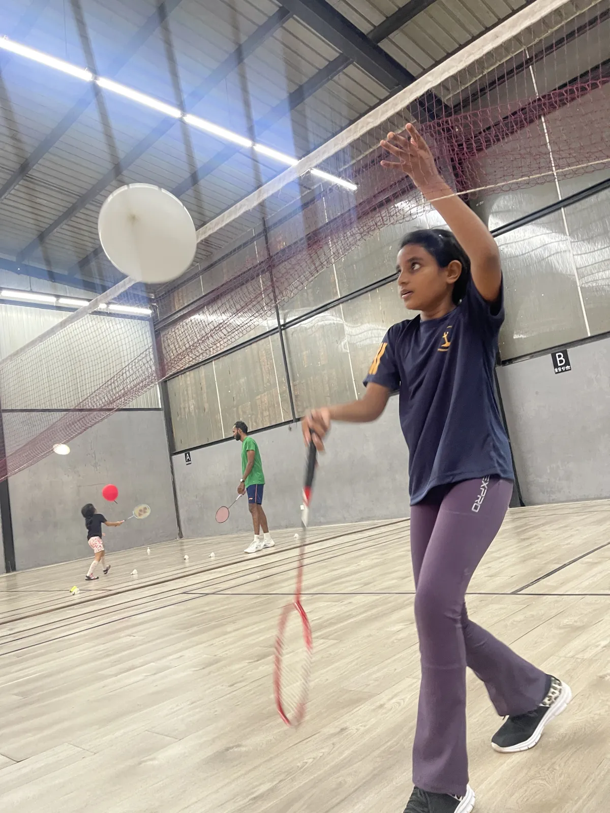 Badminton players gathering at Chen Active Centre